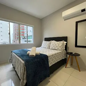Pos002 - Apto Novo, 2 Quartos Com Ar Condicionado, Super Completo, Ao Lado Do Shop Atlântico E Garagem Balneário Camboriú